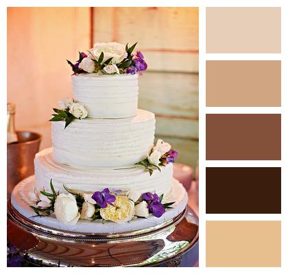 Wedding Cake Cake Flowers Image